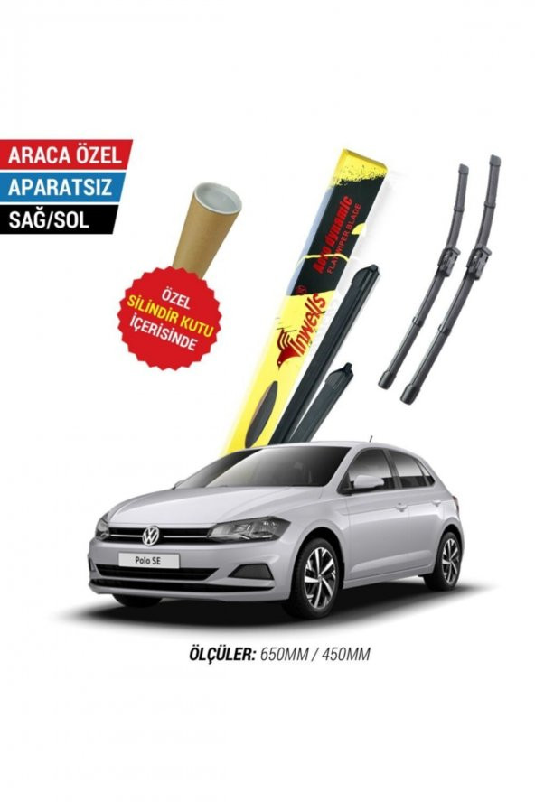 Inwells Volkswagen Polo Inwells Muz Silecek Takımı (2018-2020) ürün görseli 1