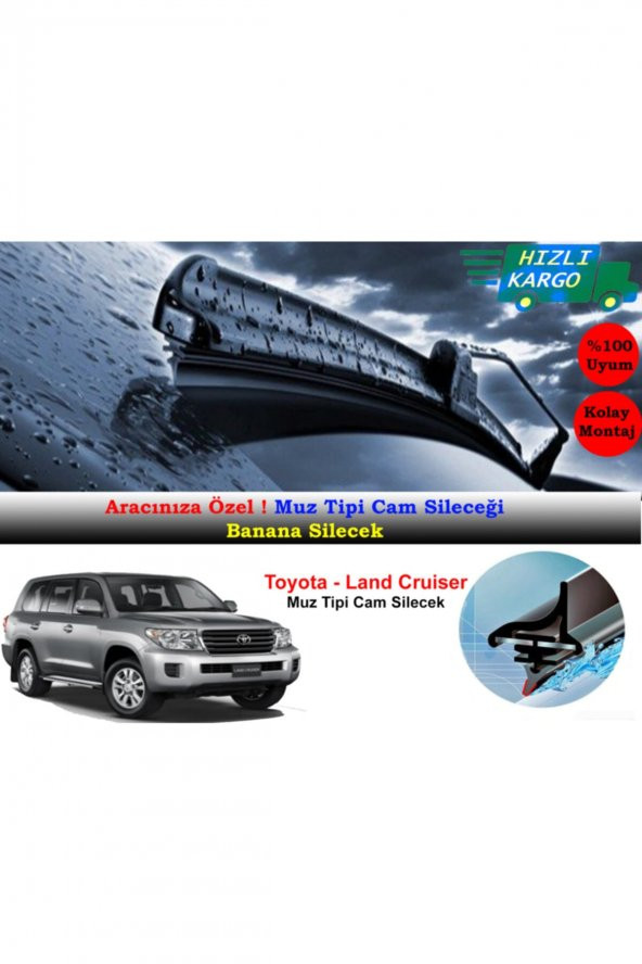 Inwells Toyota Land Cruiser Muz Silecek Takımı 2009-2013 ürün görseli 1