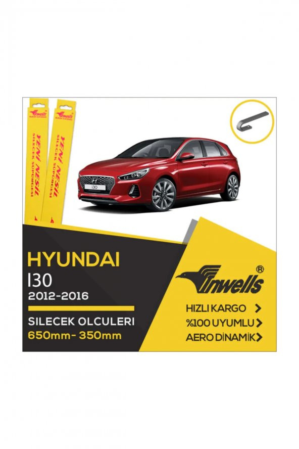 Inwells Silecek Süpürgesi Hyundai I30 (600 - 450 Mm) ürün görseli 1