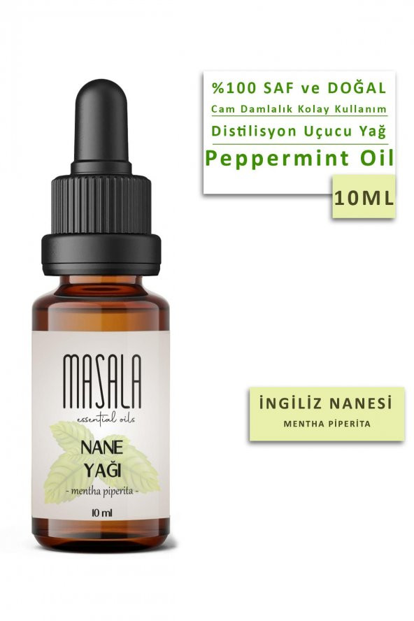 Masala İngiliz Nanesi Yağı 10 ml.  (Peppermint Oil) ürün görseli 1