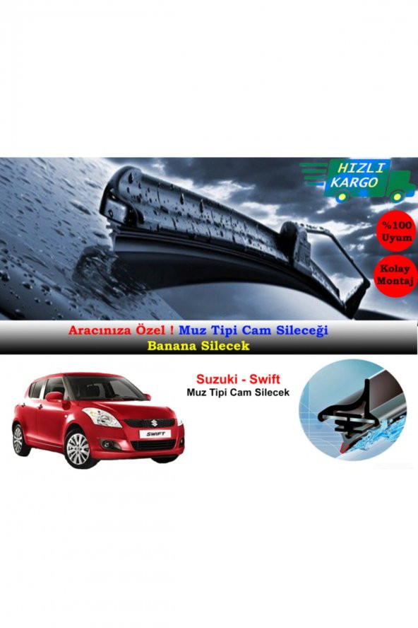Inwells Suzuki Swift 2005-2009 Muz Silecek Takımı ürün görseli 1