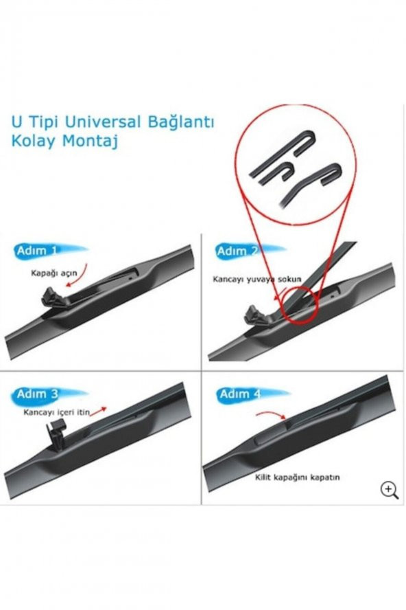 Atakent Hobi Volkswagen Caravelle Yeni Nesil Hibrit Silecek (2005-2007) 600 Mm/600 Mm ürün görseli 1