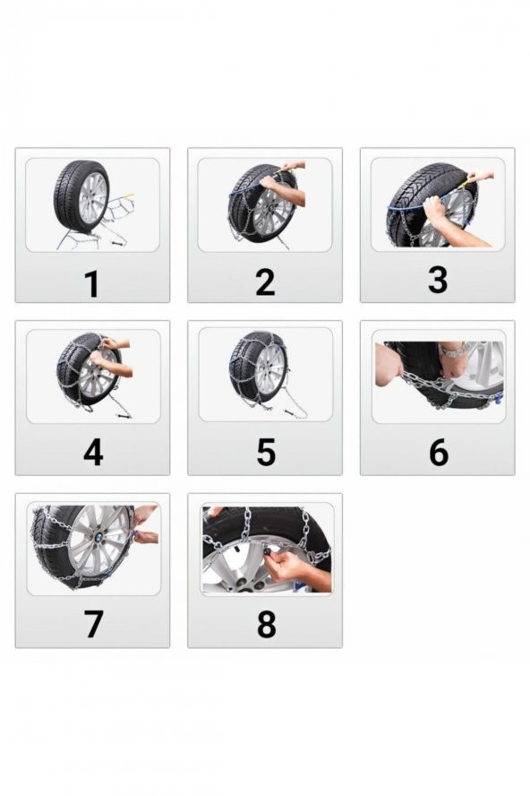 MEFATECH Kar Zinciri 275/40/r18 4x4 Tipi Binek Suv Minibüs Takmatik Kolay Montaj ürün görseli 1