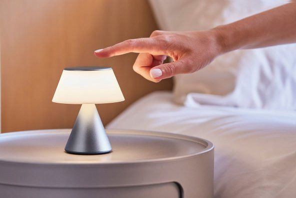 Lexon Luma M Led Lamba- Koyu Gri - Resim 3