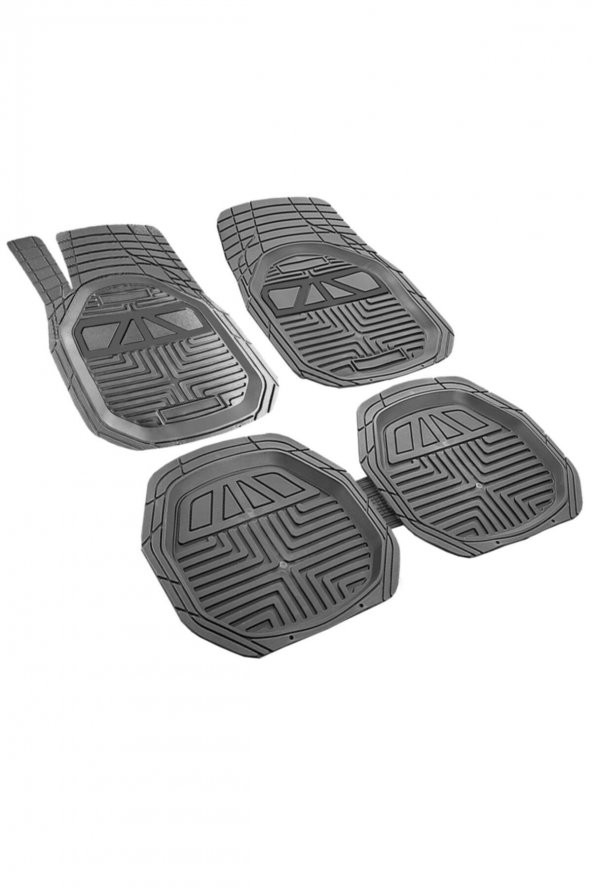 PROMATS Extra Opel Corsa Uyumlu 4d Havuzlu Paspas Siyah ürün görseli 1