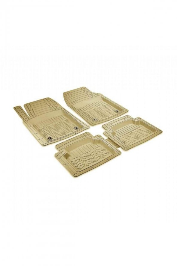 Sevenyol Renault Symbol Bej Renk Profesyonel 3d Havuzlu Paspas 5 Parça ürün görseli 1