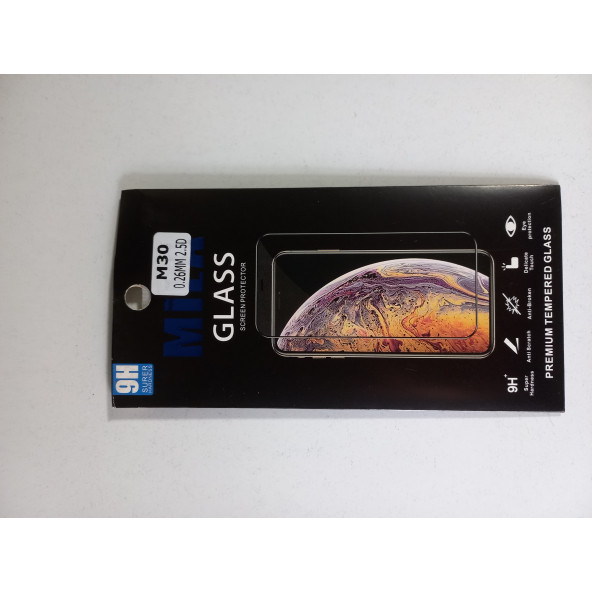 ASLANTİC SAMSUNG M30 9H TEMPERLİ KIRILMAZ CAM KORUYUCU ürün görseli 1