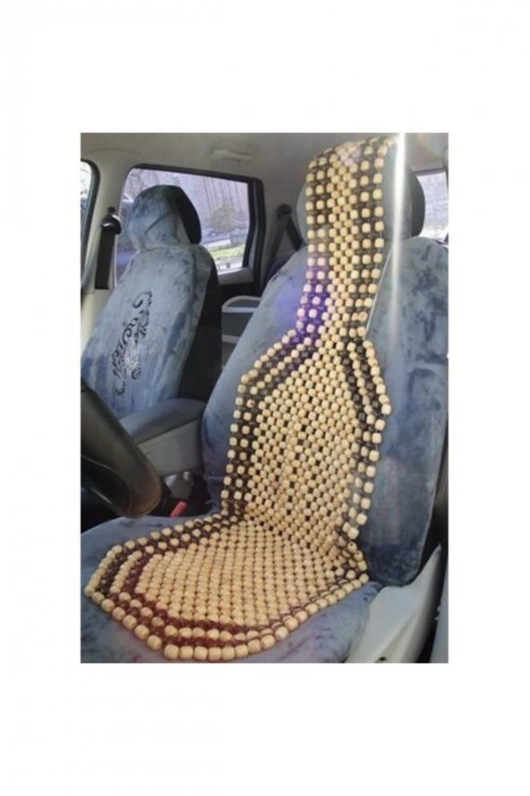 Marka Dreamcar Massaggio Hakiki Ahşap Boncuk Minder Başlıklı 1201201 ürün görseli 1