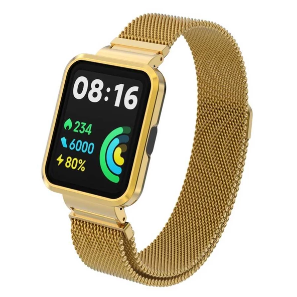 Xiaomi Redmi Watch 2 Lite Zore KRD-58 Metal Kordon ürün görseli 1