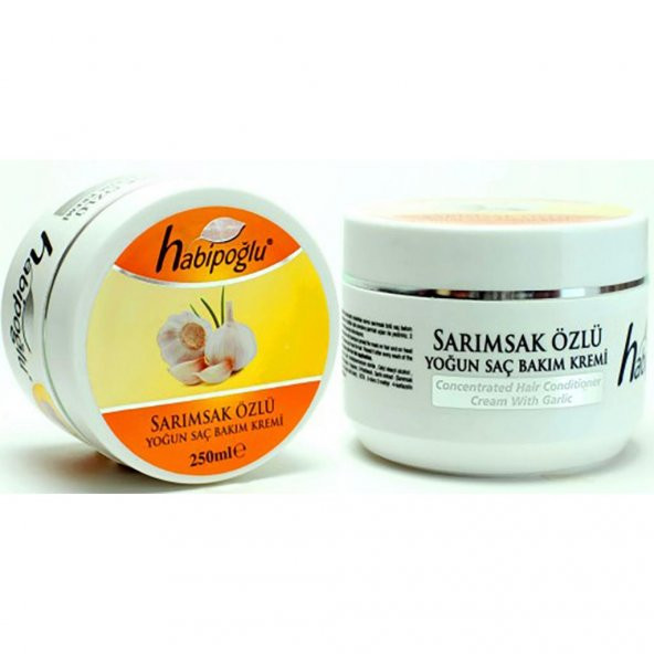 Habipoğlu Sarımsak Özlü Saç Bakım Kremi 250 ML ürün görseli 1