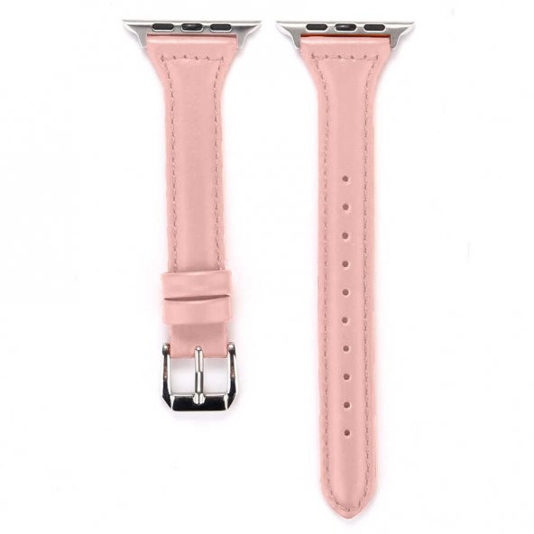 ​​​Apple Watch 44mm KRD-28 Deri Kordon - Resim 4