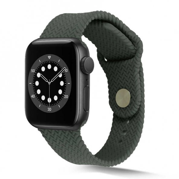 Apple Watch 40mm KRD-37 Silikon Kordon - Resim 7
