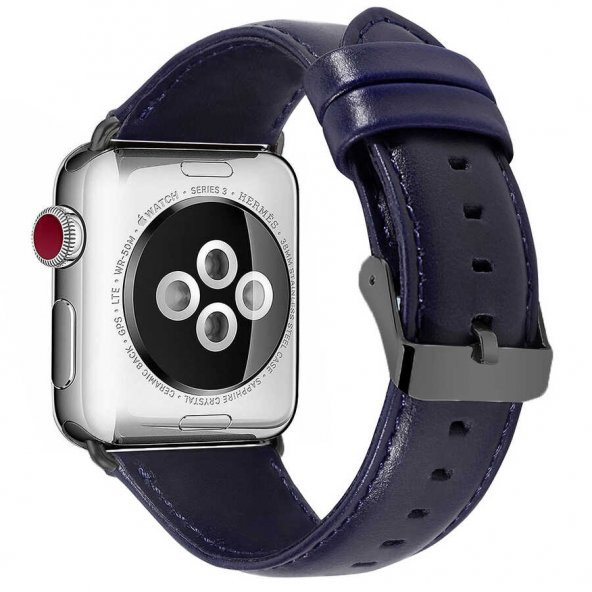 ​​​Apple Watch 38mm Luxury Leather Deri Kordon ürün görseli 1