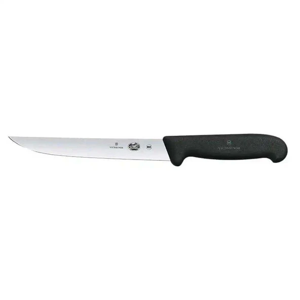 Victorinox 5.2803.15 15cm Siyah Dar Ağızlı Dilimleme Bıçağı ürün görseli 1