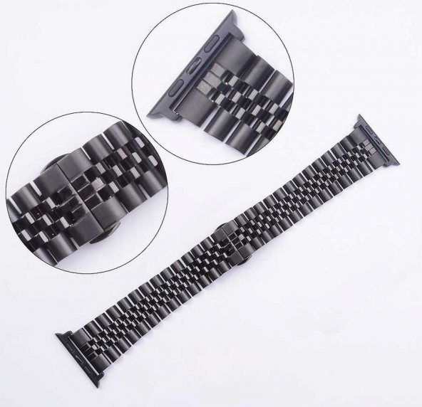 Apple Watch 38mm KRD-36 Metal Kordon - Resim 2