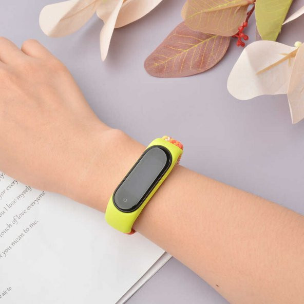 Xiaomi Mi Band 4 KRD-49 Örgü Kordon - Resim 3