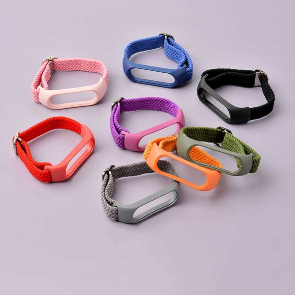 Xiaomi Mi Band 4 KRD-49 Örgü Kordon - Resim 8