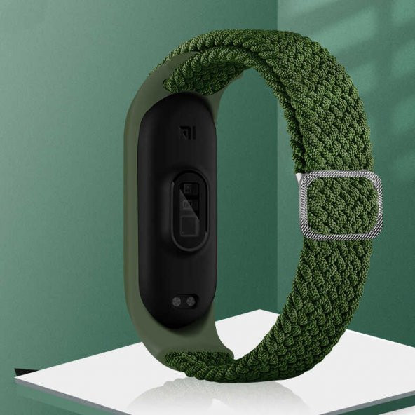 Xiaomi Mi Band 6 KRD-49 Örgü Kordon - Resim 2