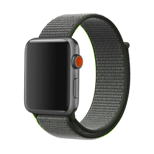 Apple Watch 42mm KRD-03 Hasır Kordon - Resim 10