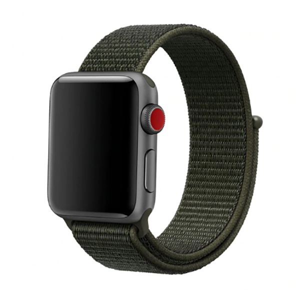 Apple Watch 40mm KRD-03 Hasır Kordon - Resim 2