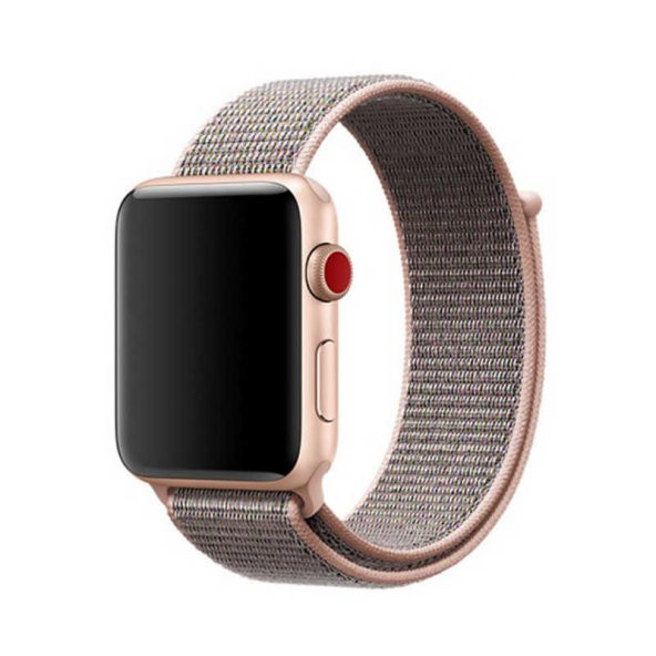 Apple Watch 40mm KRD-03 Hasır Kordon - Resim 7