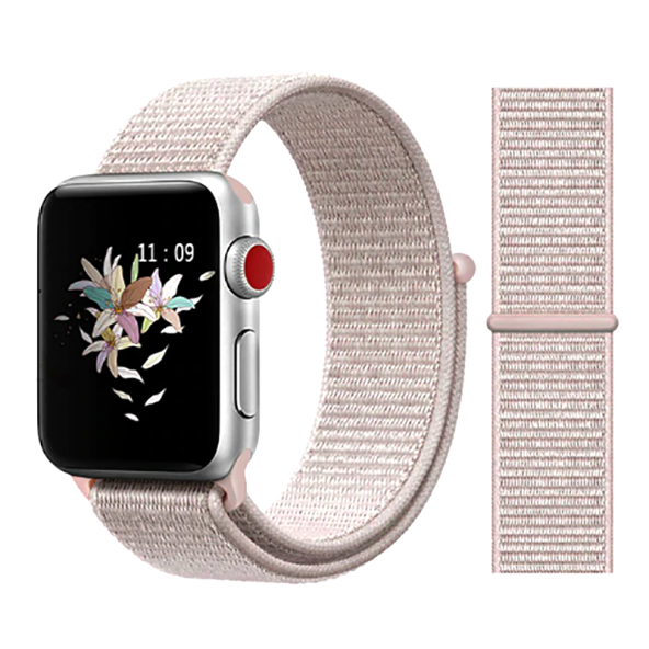 Apple Watch 40mm KRD-03 Hasır Kordon - Resim 11