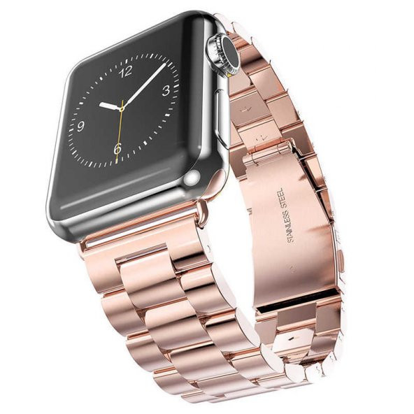 Apple Watch 44mm KRD-04 Metal Kordon - Resim 4
