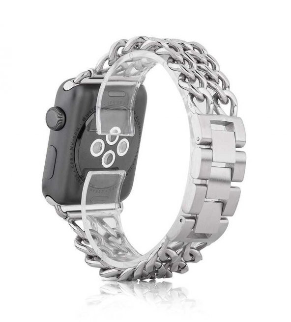 ​​​Apple Watch 44mm Cowboy Metal Kordon - Resim 9
