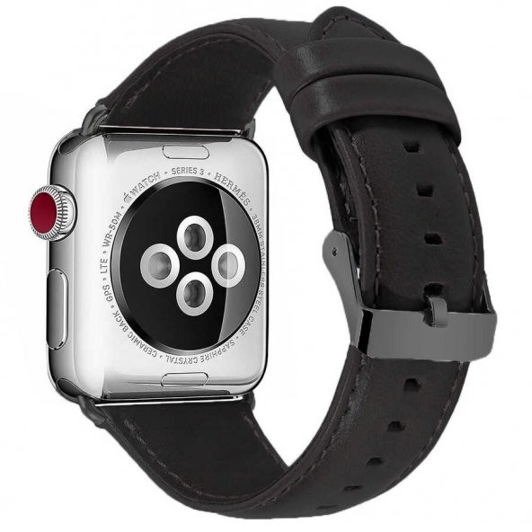 ​​​Apple Watch 42mm Luxury Leather Deri Kordon - Resim 4