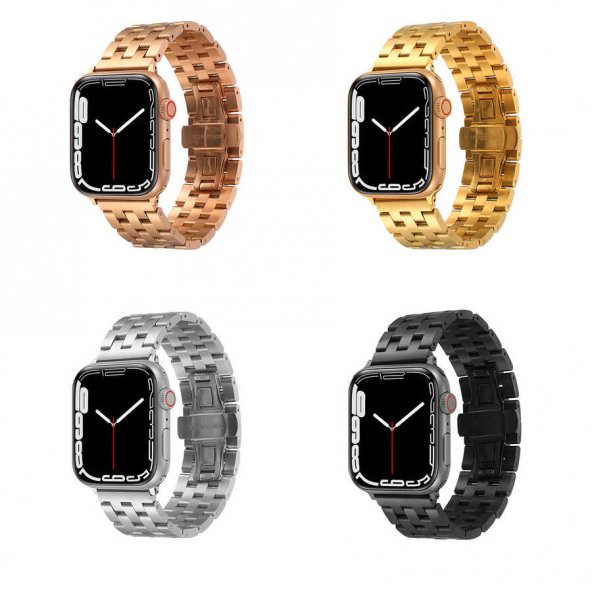 Apple Watch 38mm KRD-20 Metal Kordon - Resim 2