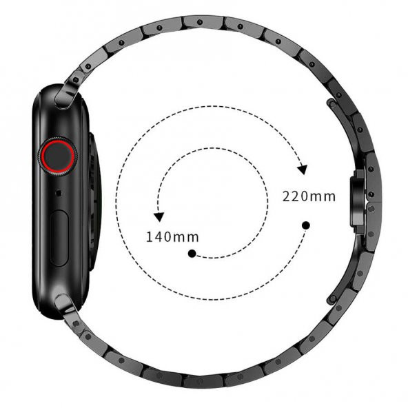 ​​​Apple Watch 44mm KRD-63 Metal Kordon - Resim 9