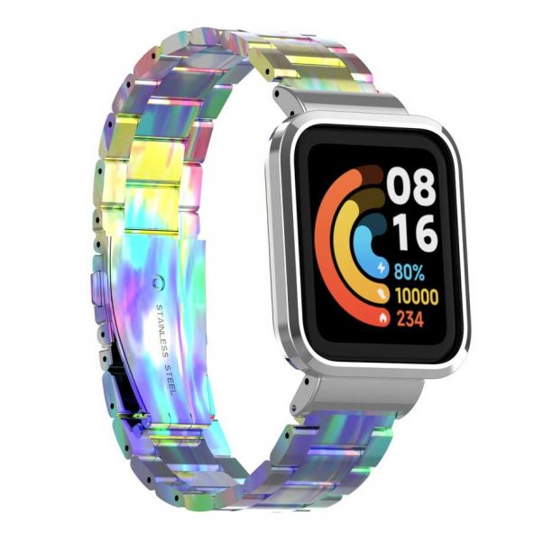 Xiaomi Redmi Watch (Mi Watch Lite) Zore KRD-60 Metal Kordon ürün görseli 1