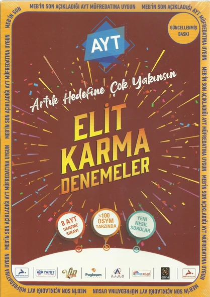 ELİT KARMA AYT 8 FASİKÜL DENEMELER-YENİ ürün görseli 1