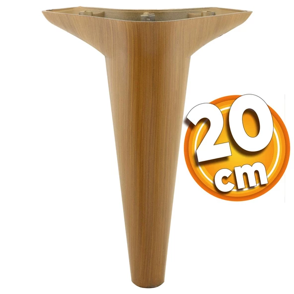 Aspen Lüks Mobilya Kanepe Koltuk Tv Ünitesi Konsol Yükseltici Ayağı Ayakları 20 Cm Ahşap Desenli ürün görseli 1