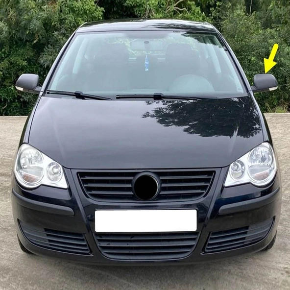 VW Polo 2005-2009 Sol Dış Dikiz Ayna Kapağı Siyah 1Z0857537 ürün görseli 1