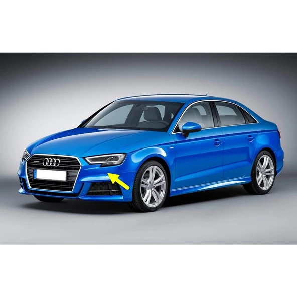 Audi A3 Sedan 2017-2020 Sol Far Yıkama Motoru Kapağı 8V5955275B ürün görseli 1