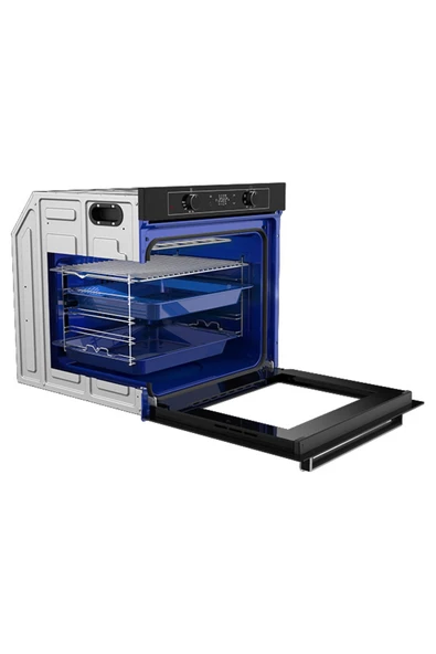 Luxell 88 Lt Platınum Siyah Ankastre Set - Resim 5