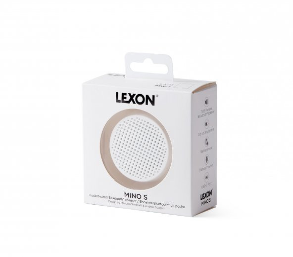 Lexon Mino S Bluetooth  Hoparlör Beyaz - Resim 2