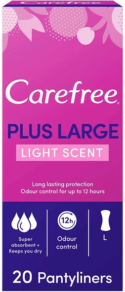 Carefree Plus Large Günlük Ped 20'li ürün görseli 1