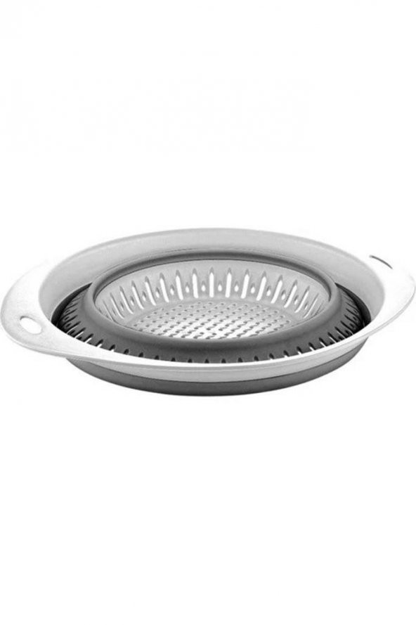 2.4L Silikon Oval Katlanır Süzgeç - Resim 3