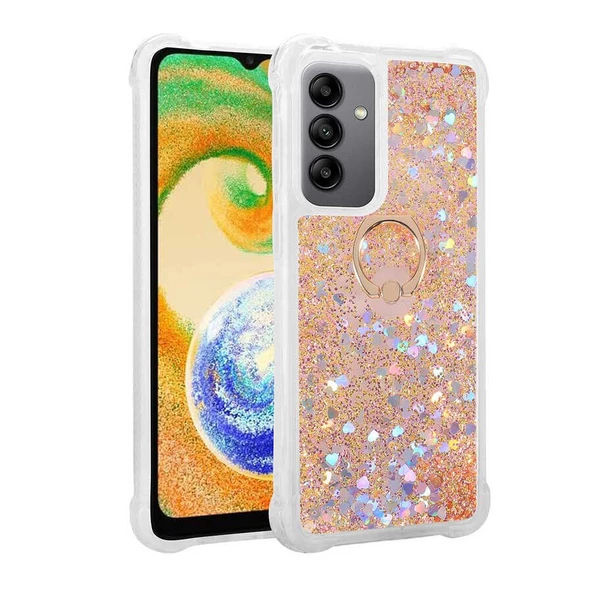Gpack Samsung Galaxy A04S Kılıf Milce Sulu Yüzüklü Silikon Arka Kapak ürün görseli 1