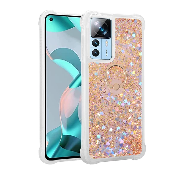 Gpack Xiaomi 12T Kılıf Milce Sulu Yüzüklü Silikon Arka Kapak ürün görseli 1