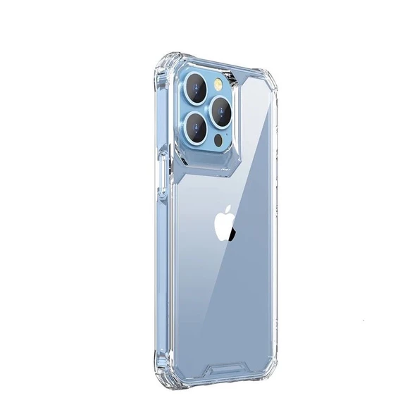 Gpack Apple iPhone 13 Pro Kılıf Sert Pc Darbeye Dayanıklı Kristal Alp Kapak ürün görseli 1