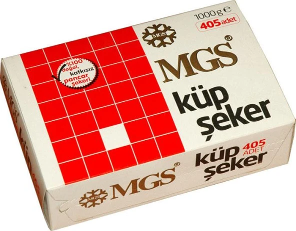 MGS Küp Şeker 1 kg 405 li X 10 Adet ürün görseli 1