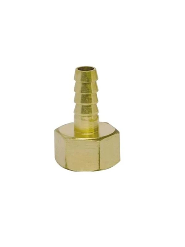 Dirim ST901 Hortum Rekoru Dişi 1/4x8 Pirinç ürün görseli 1