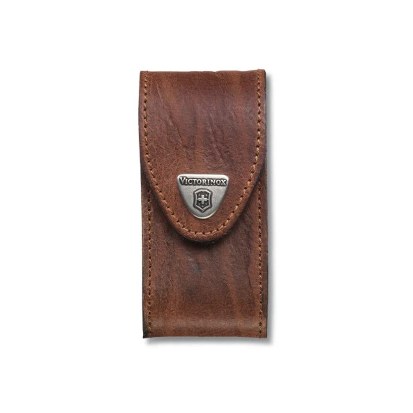 Victorinox Deri Çakı Kılıfı 4.0545 Kahverengi Cırtcırtlı ürün görseli 1