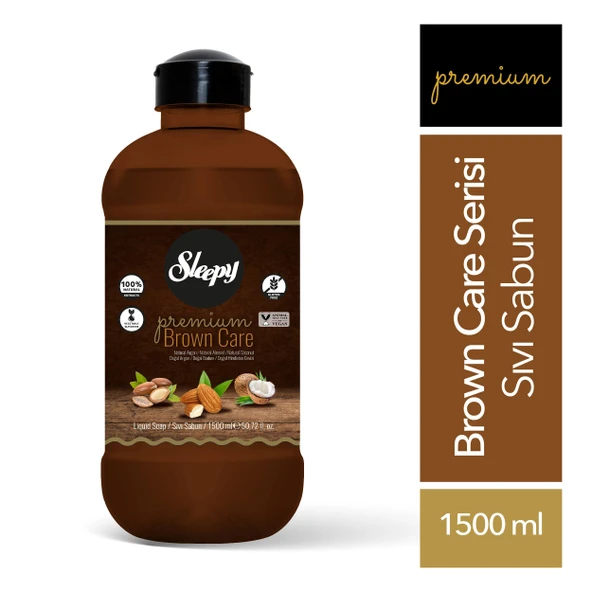 Sleepy Premium Brown Care Serisi Sıvı Sabun 1500 ml ürün görseli 1
