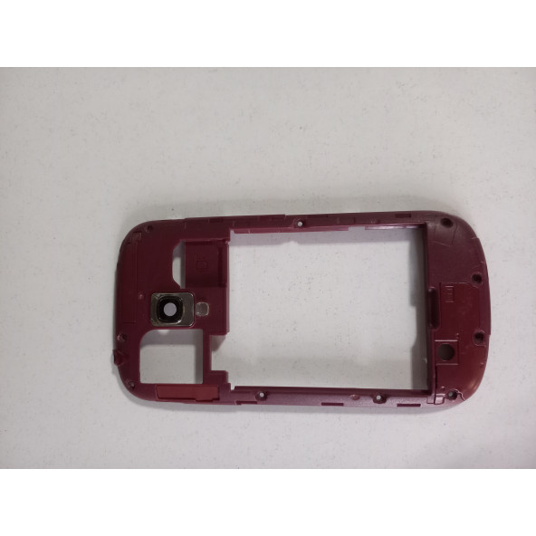 ASLANTİC SAMSUNG S3 MİNİ İ8190 ÇIKMA TEMİZ ORJINAL ORTA KASA BORDO ürün görseli 1