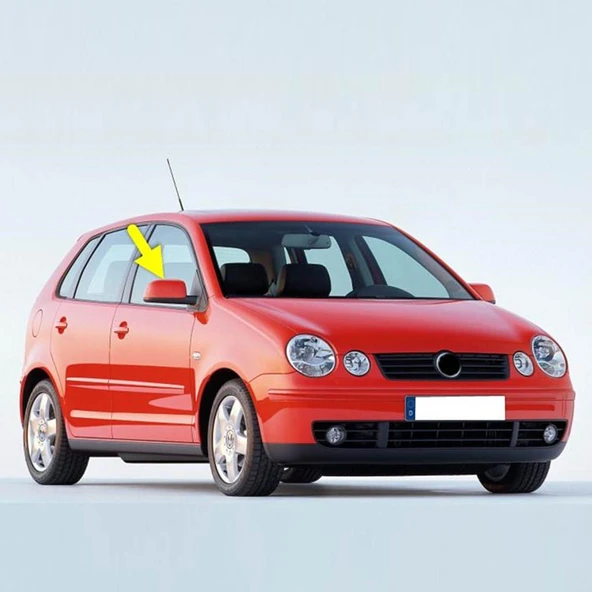 VW Polo 2002-2005 Sağ Dış Dikiz Ayna Kapağı 6Q0857538A ürün görseli 1