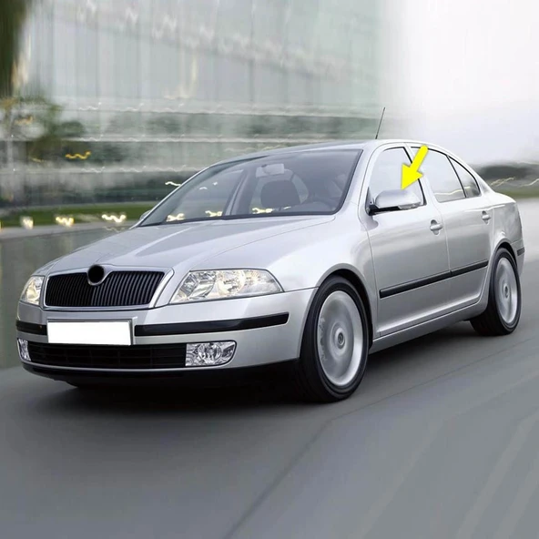 Skoda Octavia 2 A5 2005-2008 Sol Dış Dikiz Ayna Kapağı 1Z0857537A ürün görseli 1